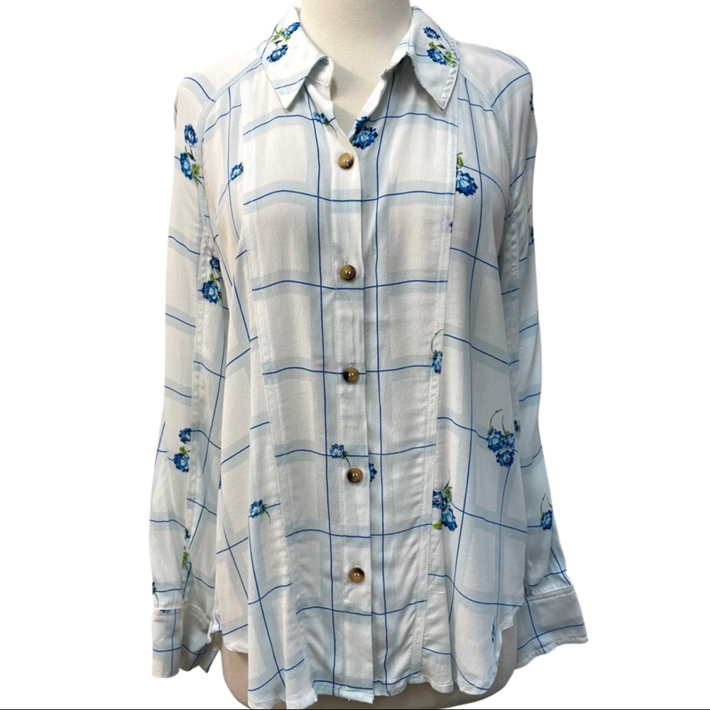 Free People Window To My Heart Blouse